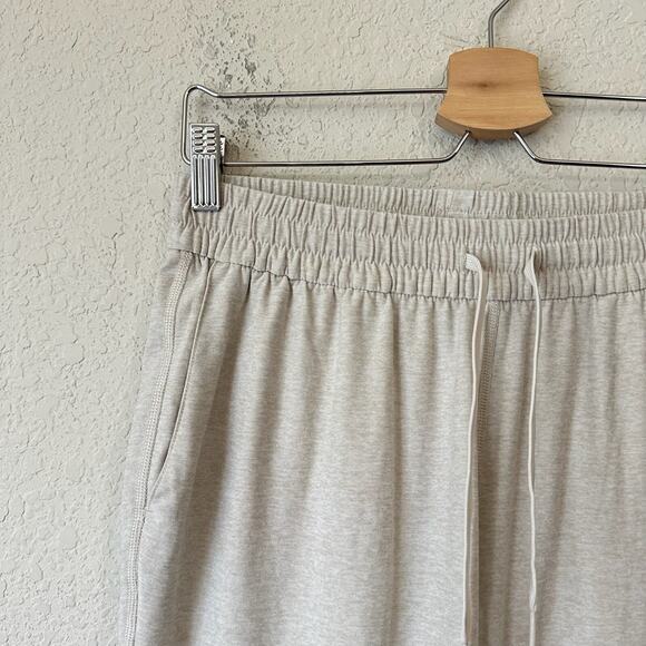 OUTDOOR VOICES CloudKnit Pants Beige Elastic Waist Sweatpants Workout - Picture 5 of 13